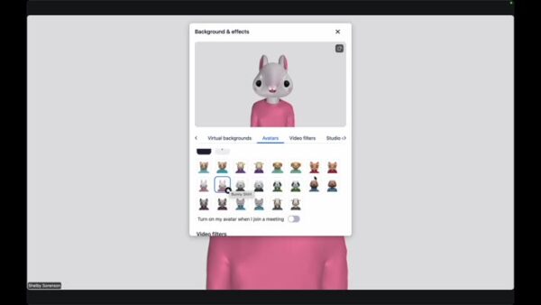 Select an Avatar