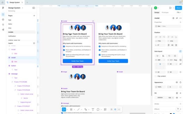 Convert your design into slots using 