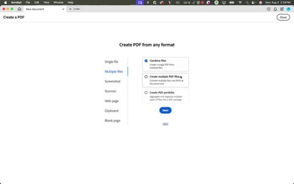 Open Adobe Acrobat