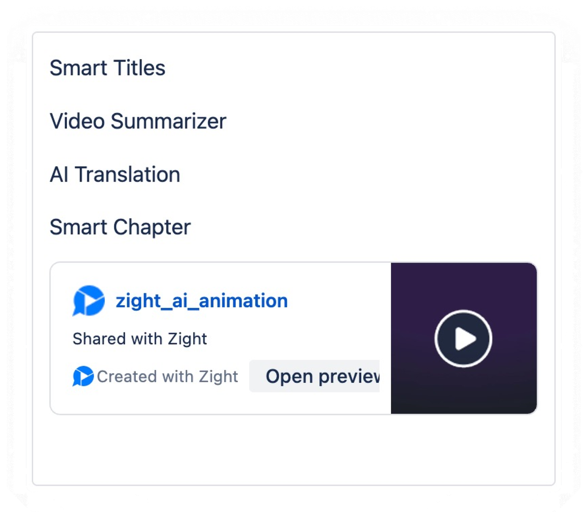 A Zight video walkthrough embedded in a Confluence page